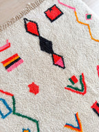 Tapis Berbère Coloré - 188 X 280 Cm - N°2155