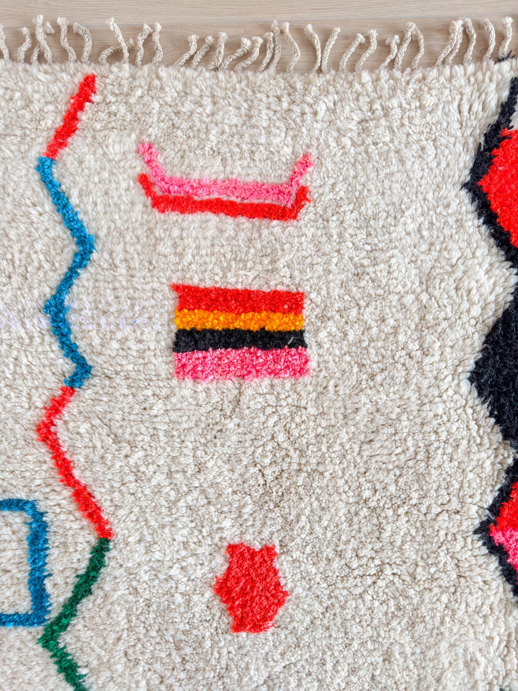 Tapis Berbère Coloré - 188 X 280 Cm - N°2155