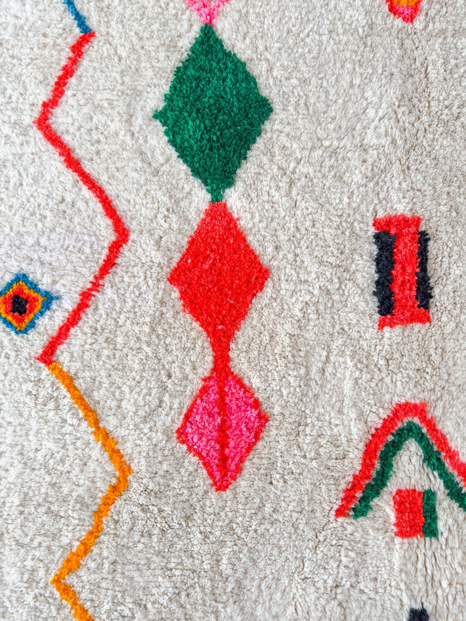 Tapis Berbère Coloré - 188 X 280 Cm - N°2155