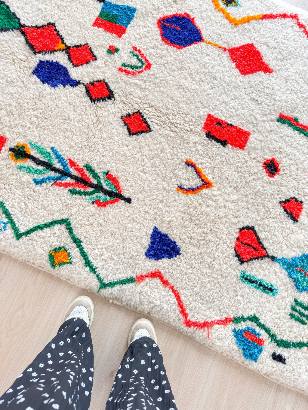 Tapis Berbère Coloré - 146 X 269 Cm - N°2113
