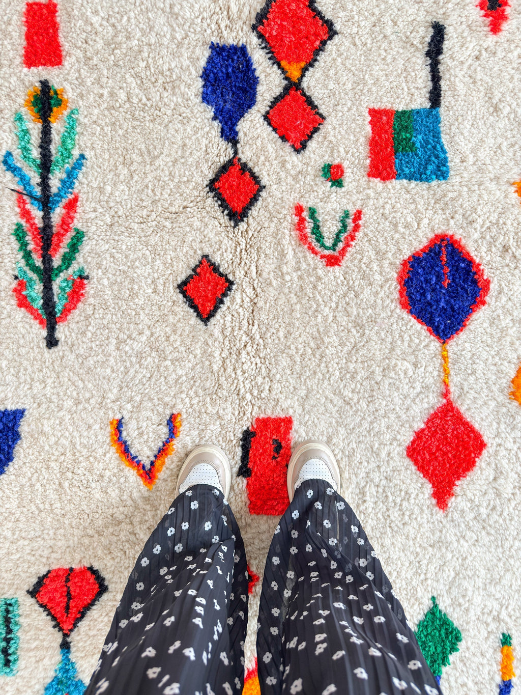 Tapis Berbère Coloré - 146 X 269 Cm - N°2113