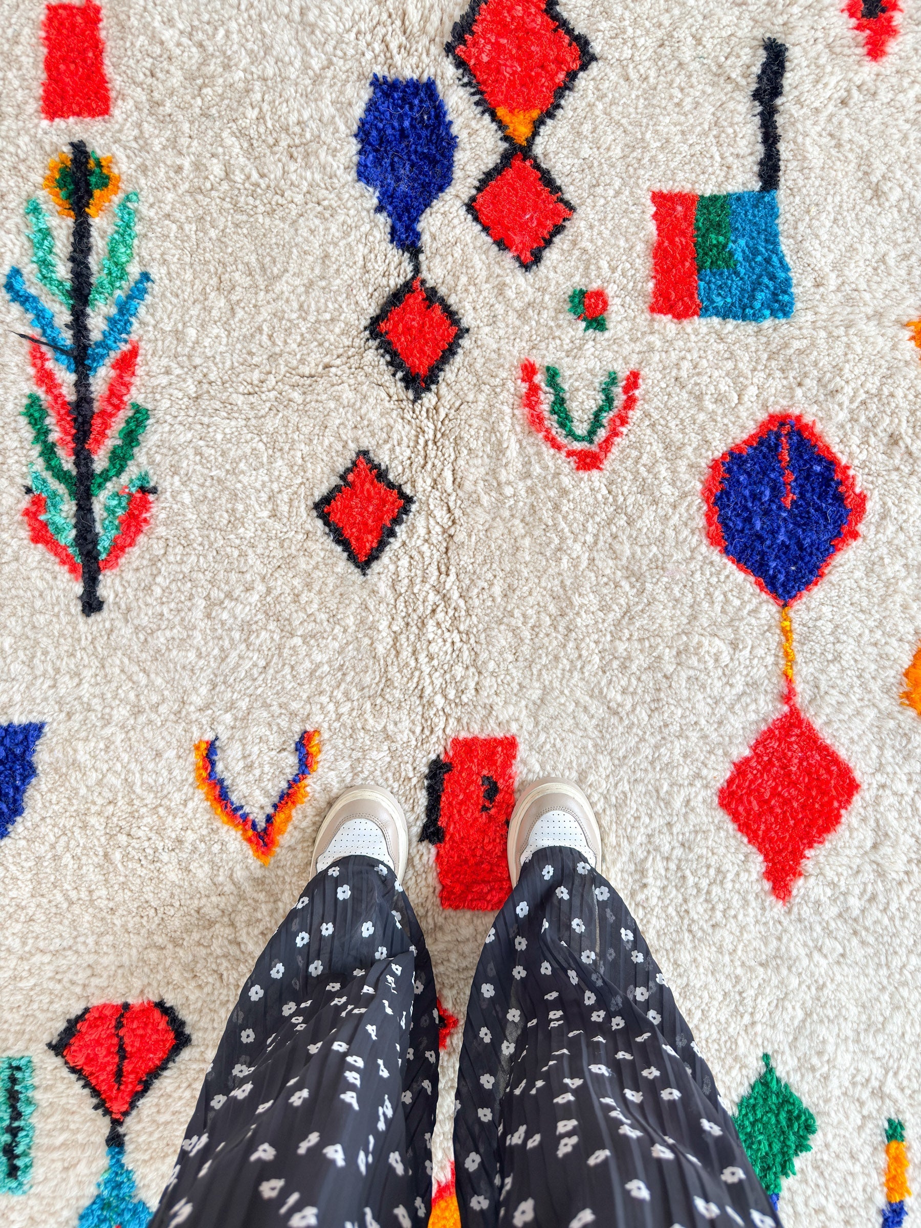 Tapis Berbère Coloré - 146 X 269 Cm - N°2113