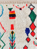 Tapis Berbère Coloré - 146 X 269 Cm - N°2113