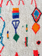 Tapis Berbère Coloré - 146 X 269 Cm - N°2113