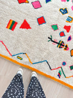 Tapis Berbère Coloré - 149 X 274 Cm - N°2131