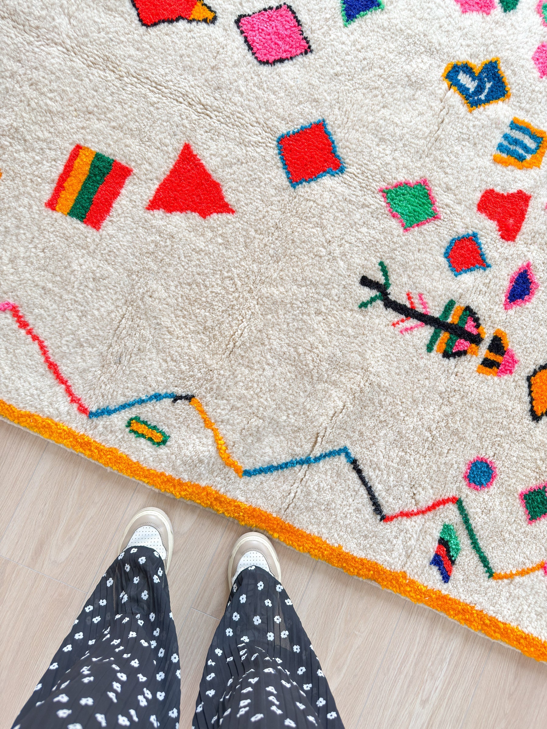 Tapis Berbère Coloré - 149 X 274 Cm - N°2131