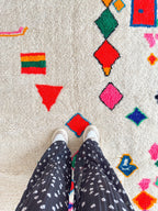 Tapis Berbère Coloré - 149 X 274 Cm - N°2131