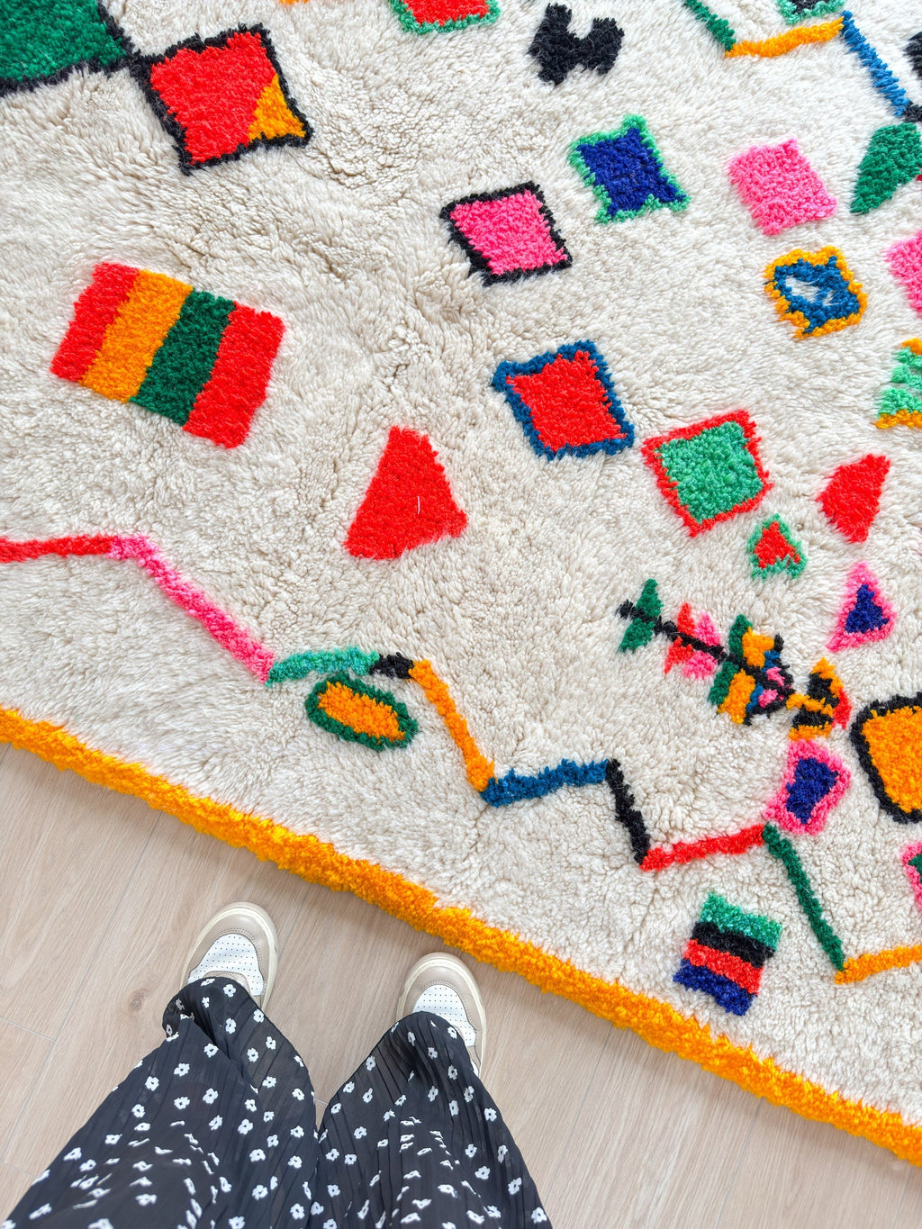 Tapis Berbère Coloré - 143 X 297 Cm - N°2145