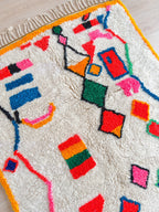 Tapis Berbère Coloré - 143 X 297 Cm - N°2145