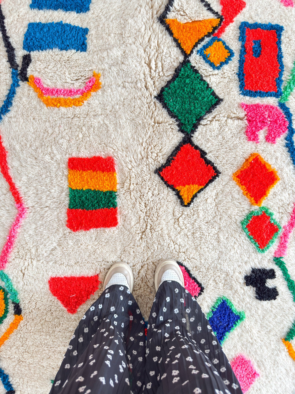Tapis Berbère Coloré - 143 X 297 Cm - N°2145