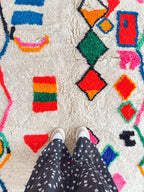 Tapis Berbère Coloré - 143 X 297 Cm - N°2145