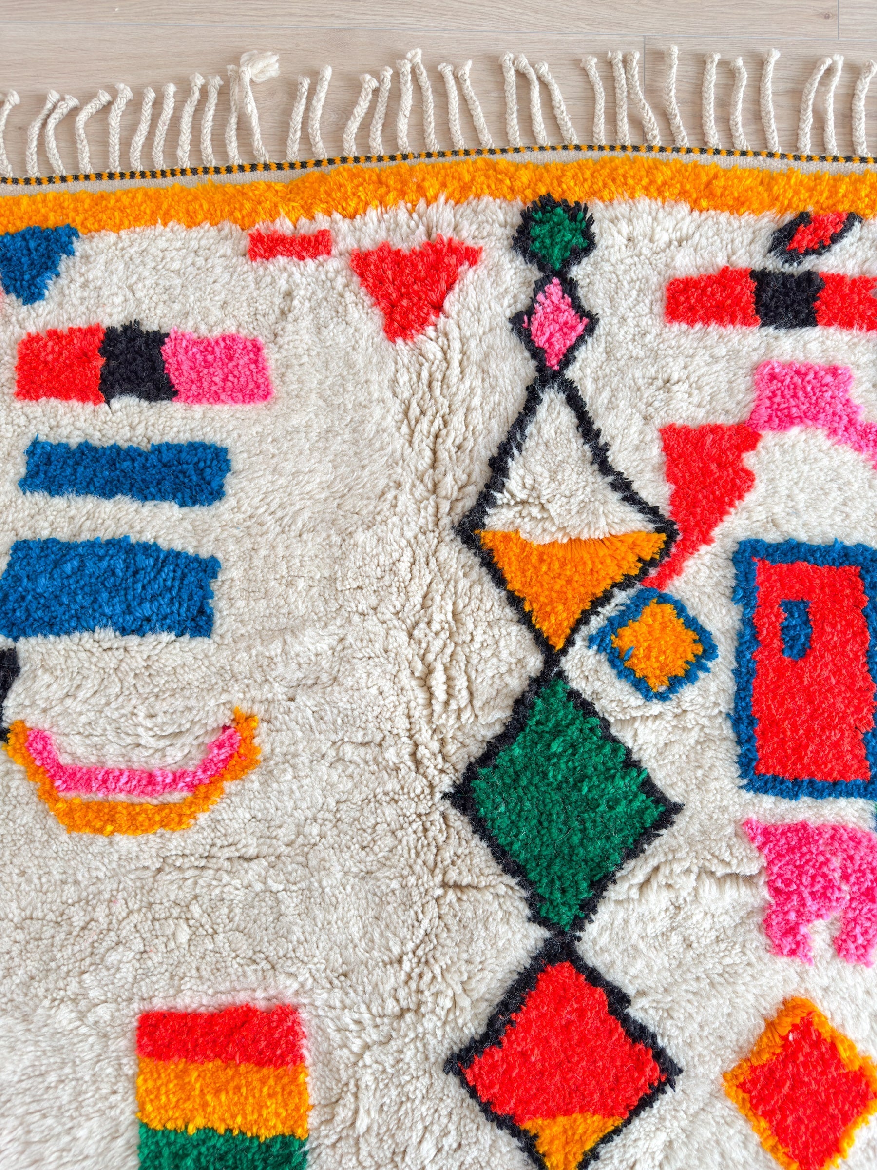 Tapis Berbère Coloré - 143 X 297 Cm - N°2145