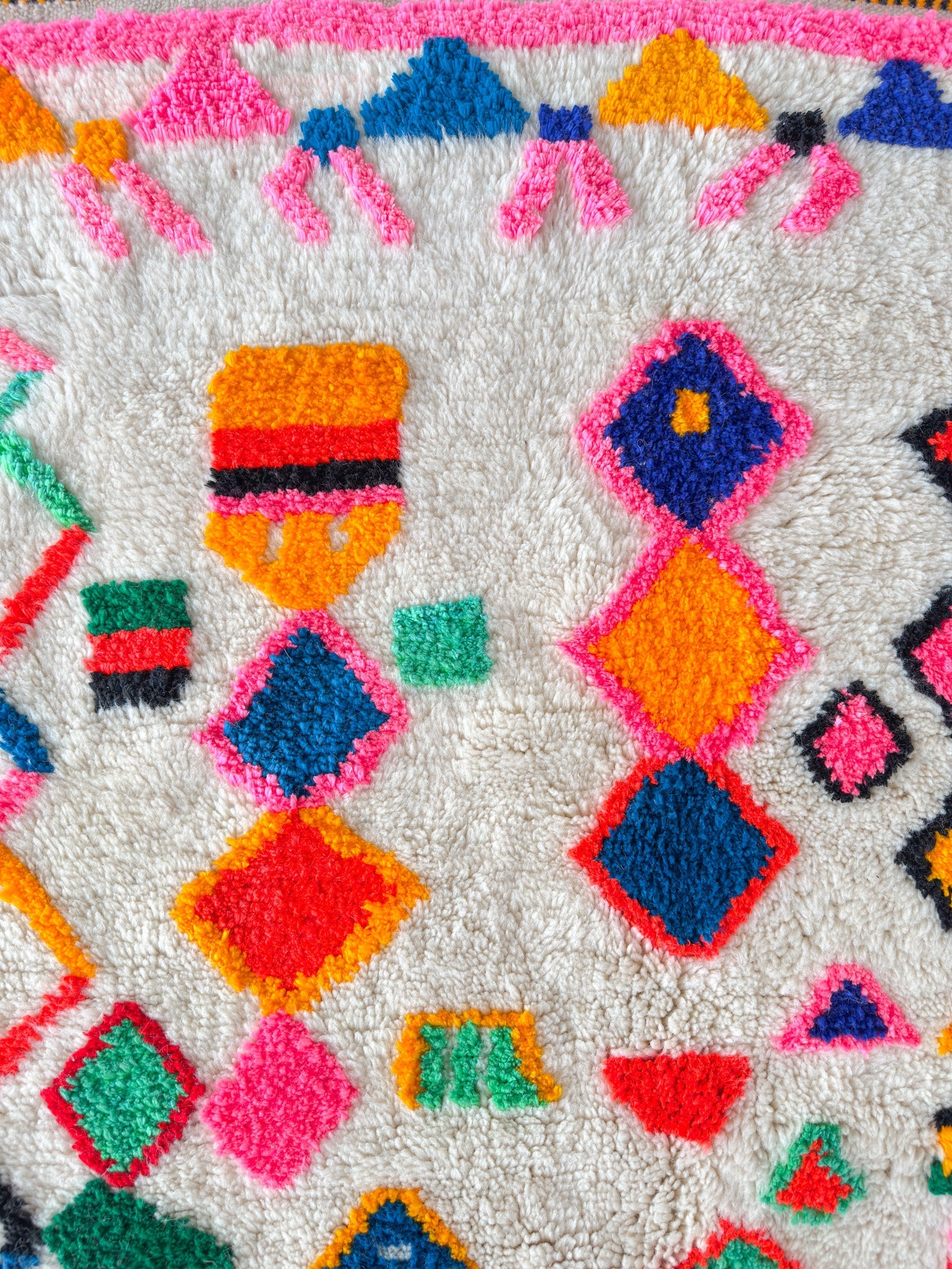 Tapis Berbère Coloré - 143 X 297 Cm - N°2145