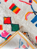 Tapis Berbère Coloré - 143 X 297 Cm - N°2145