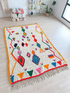Tapis Berbère Coloré - 192 X 306 Cm - N°2137