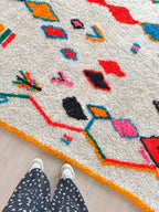 Tapis Berbère Coloré - 192 X 306 Cm - N°2137