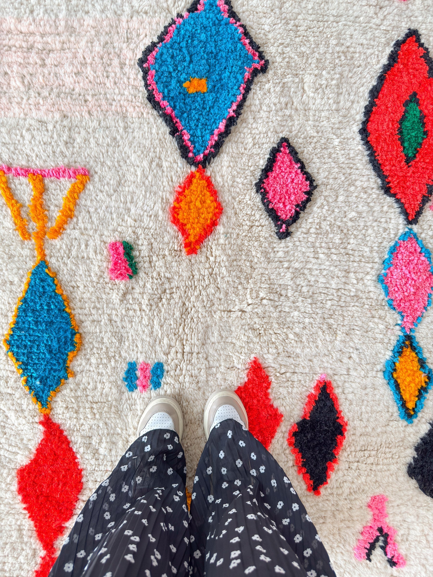 Tapis Berbère Coloré - 192 X 306 Cm - N°2137