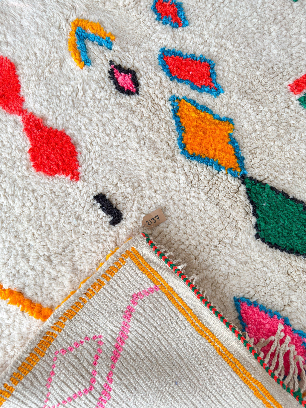 Tapis Berbère Coloré - 192 X 306 Cm - N°2137