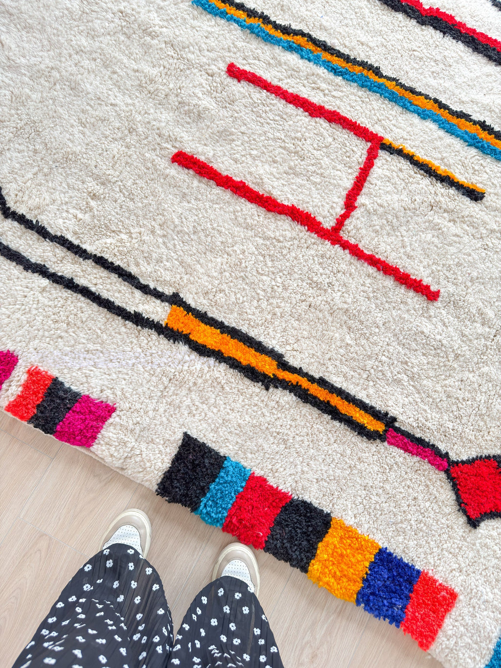 Tapis Berbère Coloré - 196 X 287 Cm - N°2129
