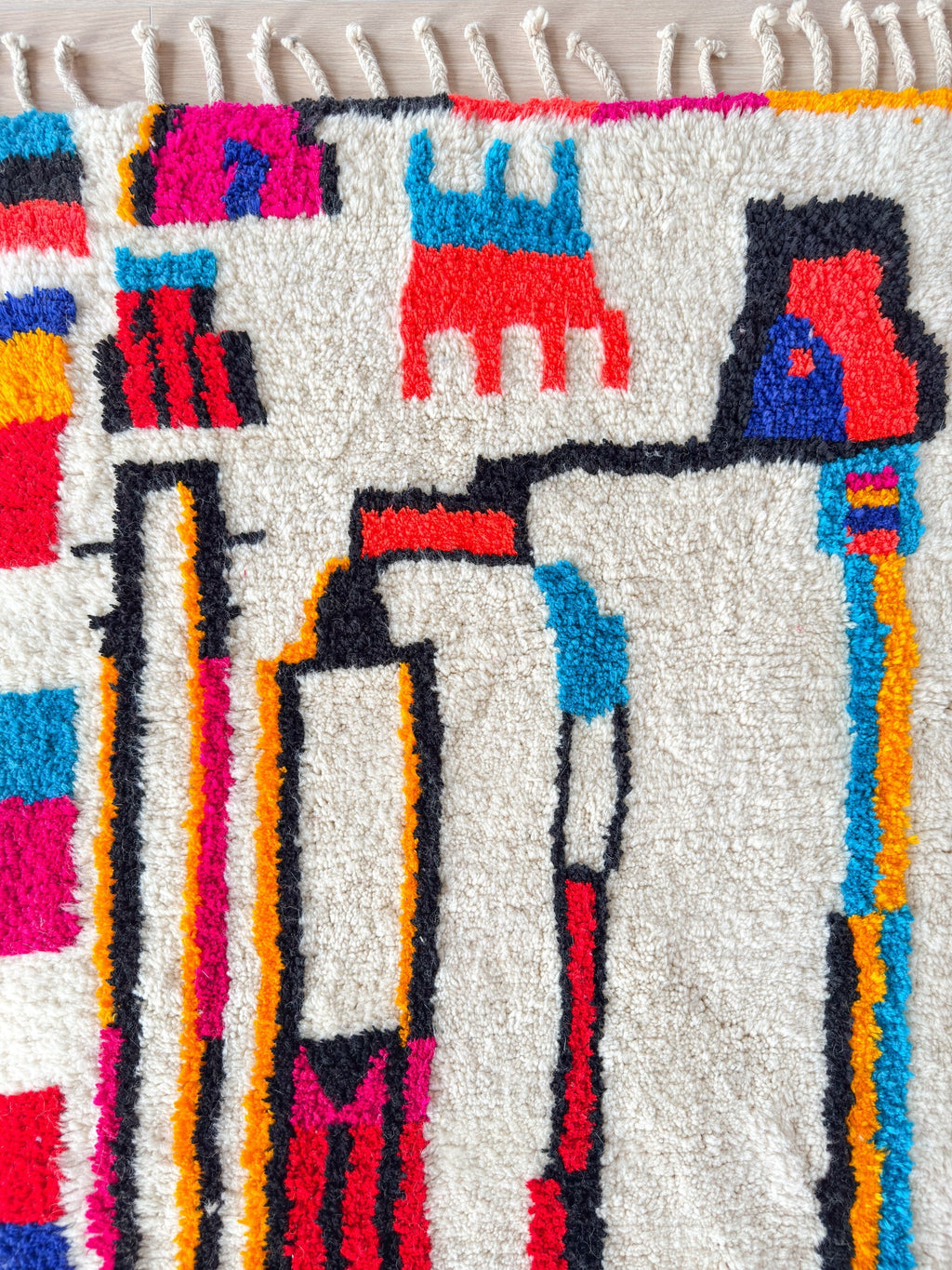 Tapis Berbère Coloré - 196 X 287 Cm - N°2129