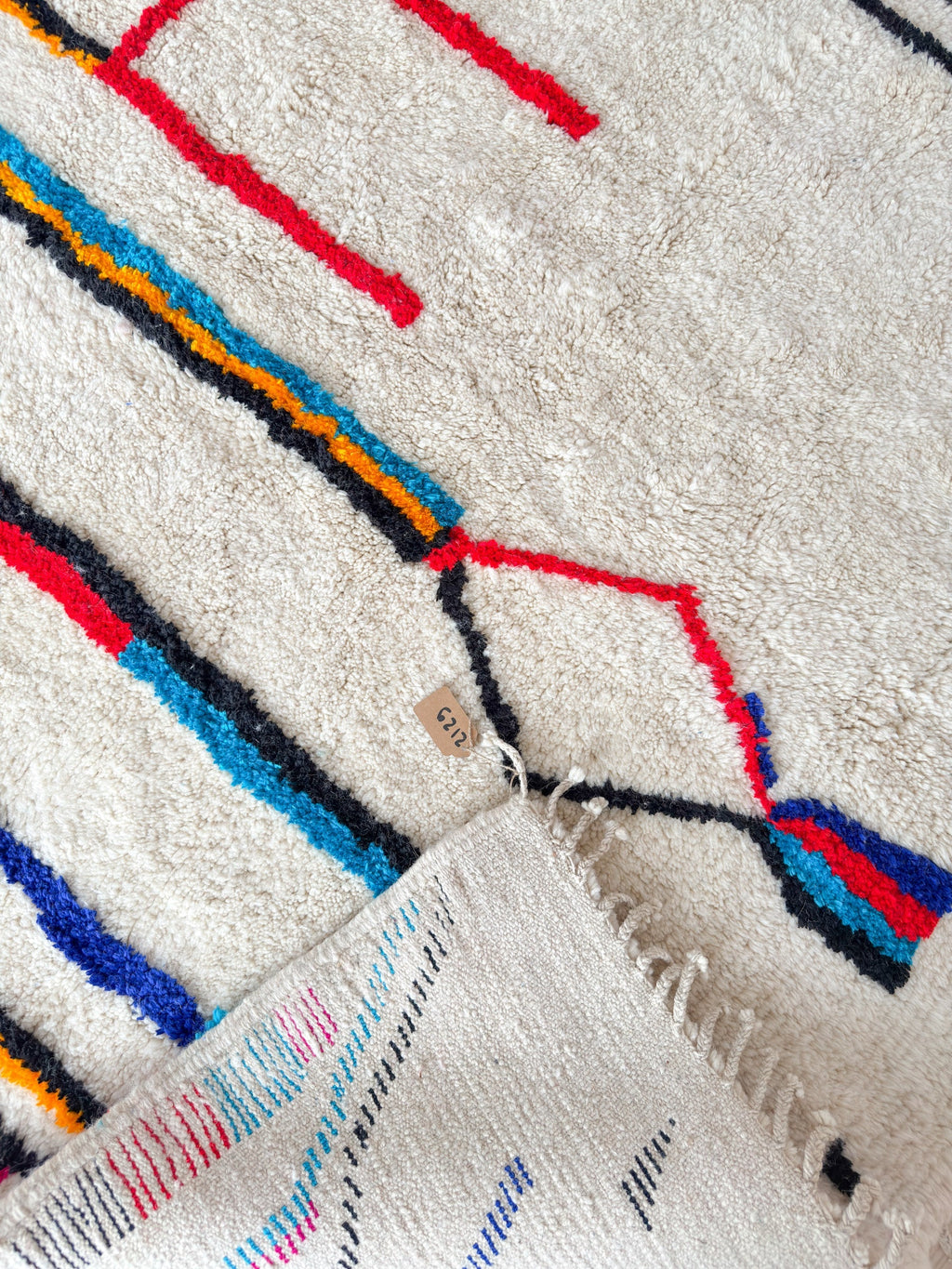 Tapis Berbère Coloré - 196 X 287 Cm - N°2129