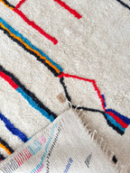 Tapis Berbère Coloré - 196 X 287 Cm - N°2129