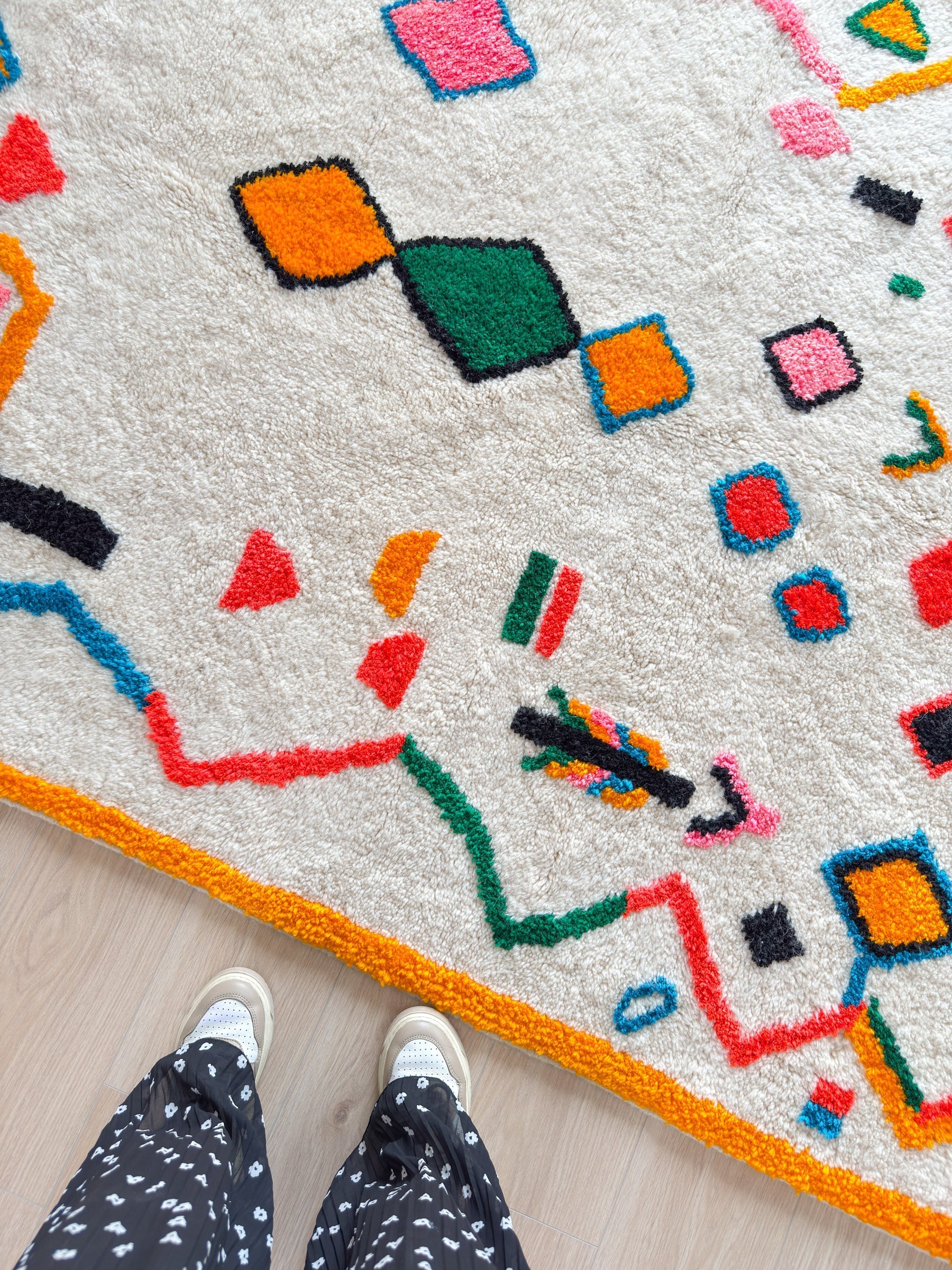 Tapis Berbère Coloré - 158 X 269 Cm - N°2166