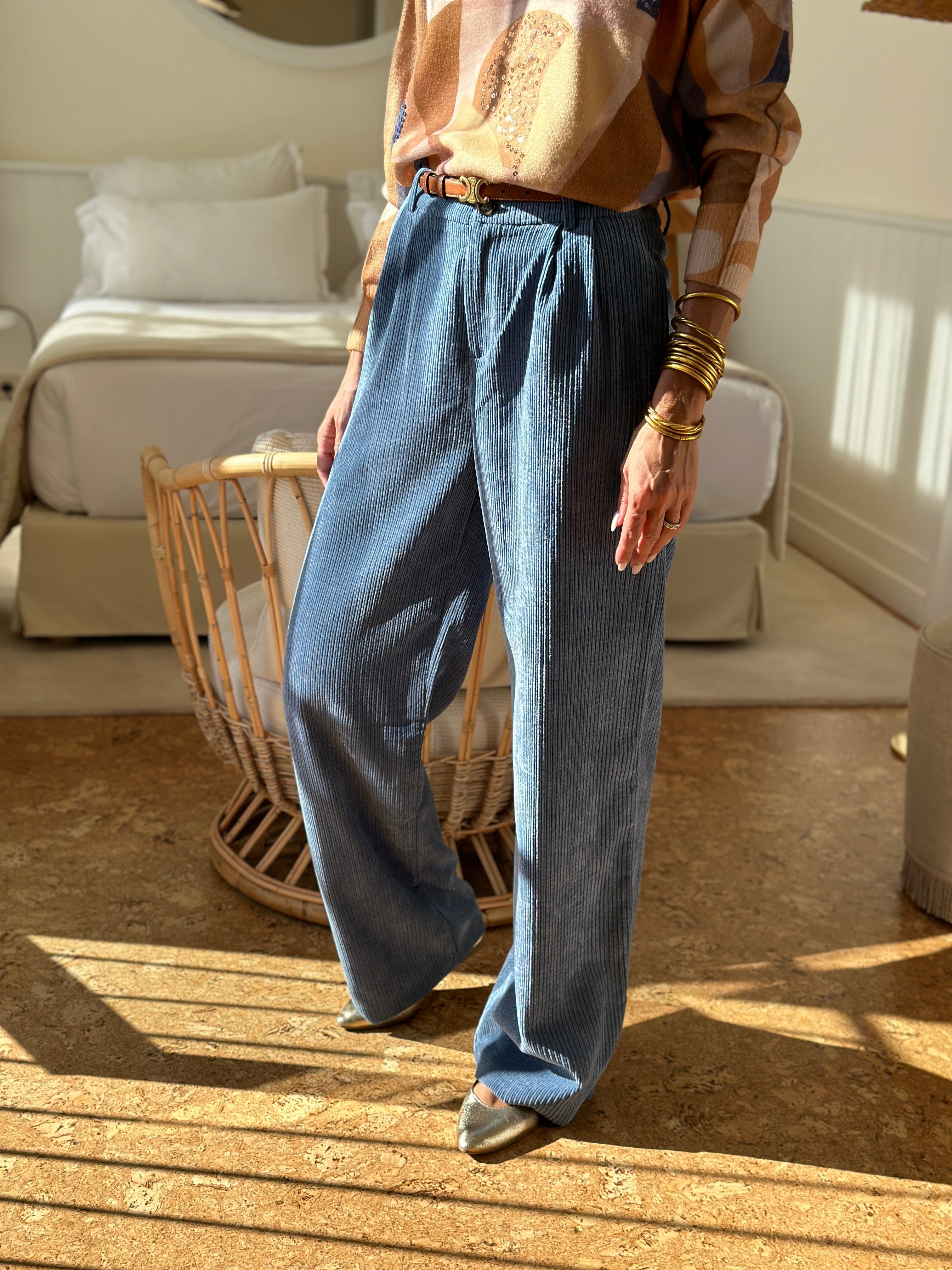 Pantalon Avaline -Bleu