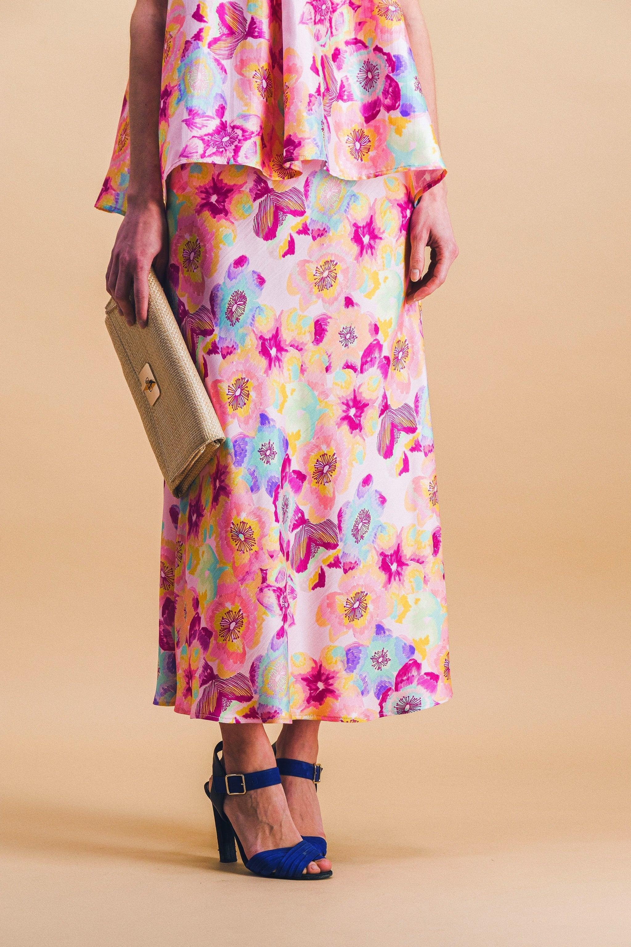 Jupe Anita Pink Blossom