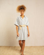 Robe Courte Implicite - Bleu