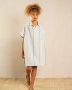 Robe Courte Implicite - Bleu