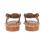 Couleur Pourpre - Sandales Indira - - Python Camel