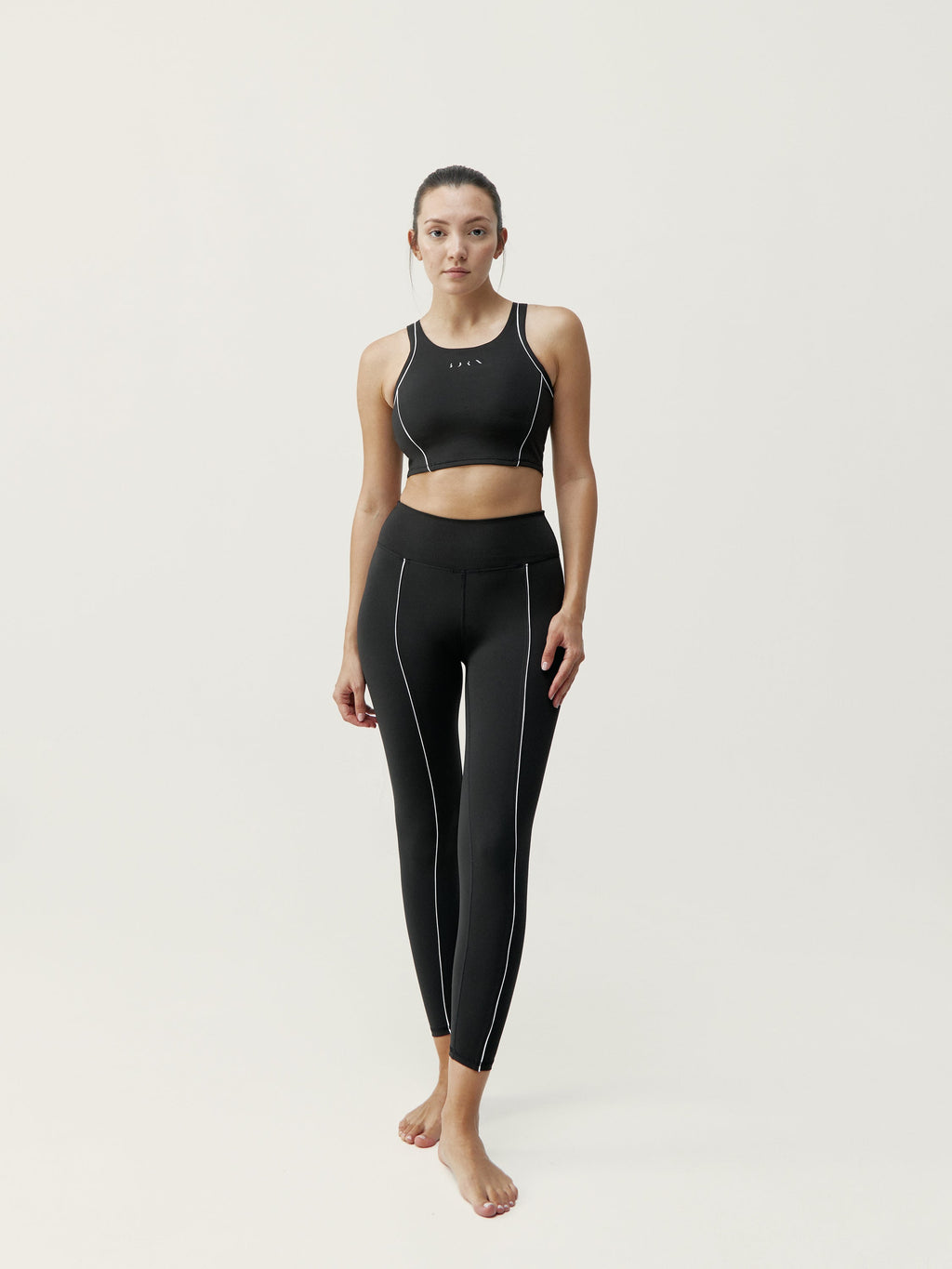 Legging Indra Black/Off White - Femme