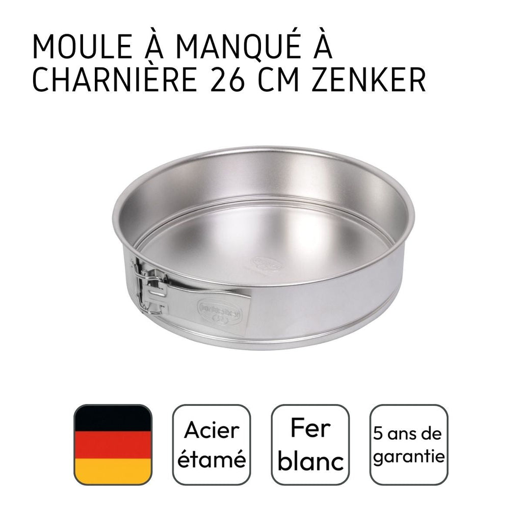 Dr Oetker - Lot De 2 Moules À Manqué 26/26 Cm En Fer Dr Oetker Classics - Gris