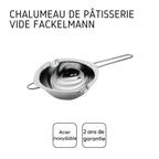 Zenker - Ensemble De 2 Services À Bain Marie 26 Cm Pour Chocolat Zenker - Gris