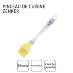 Zenker - Ensemble De 2 Pinceaux De Cuisine Et De Pâtisserie 24 Cm En Poils Silicone Zenker Smart Pastry - Jaune|Brun|Transparent