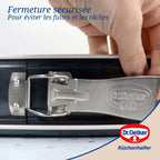 Dr Oetker - Ensemble De 2 Moules À Charnière Rectangulaire 38 X 25 Cm Dr Oetker Back-Trend - Blanc