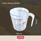 Zenker - Verre Doseur 1 Litre Zenker Smart Pastry - Transparent