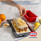 Dr Oetker - Moule À Cakes En Silicone 24 Cm Dr Oetker Flexxibel Love - Rouge