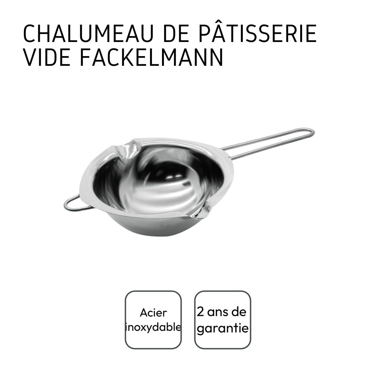 Zenker - Service À Bain Marie 26 Cm Pour Chocolat Zenker - Gris