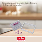 Zenker - Tampon Alphabet Pour Biscuit Zenker Smart Pastry - Gris