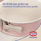 Dr Oetker - Moule À Manqué À Charnière 20 Cm Dr. Oetker Rétro - Rose