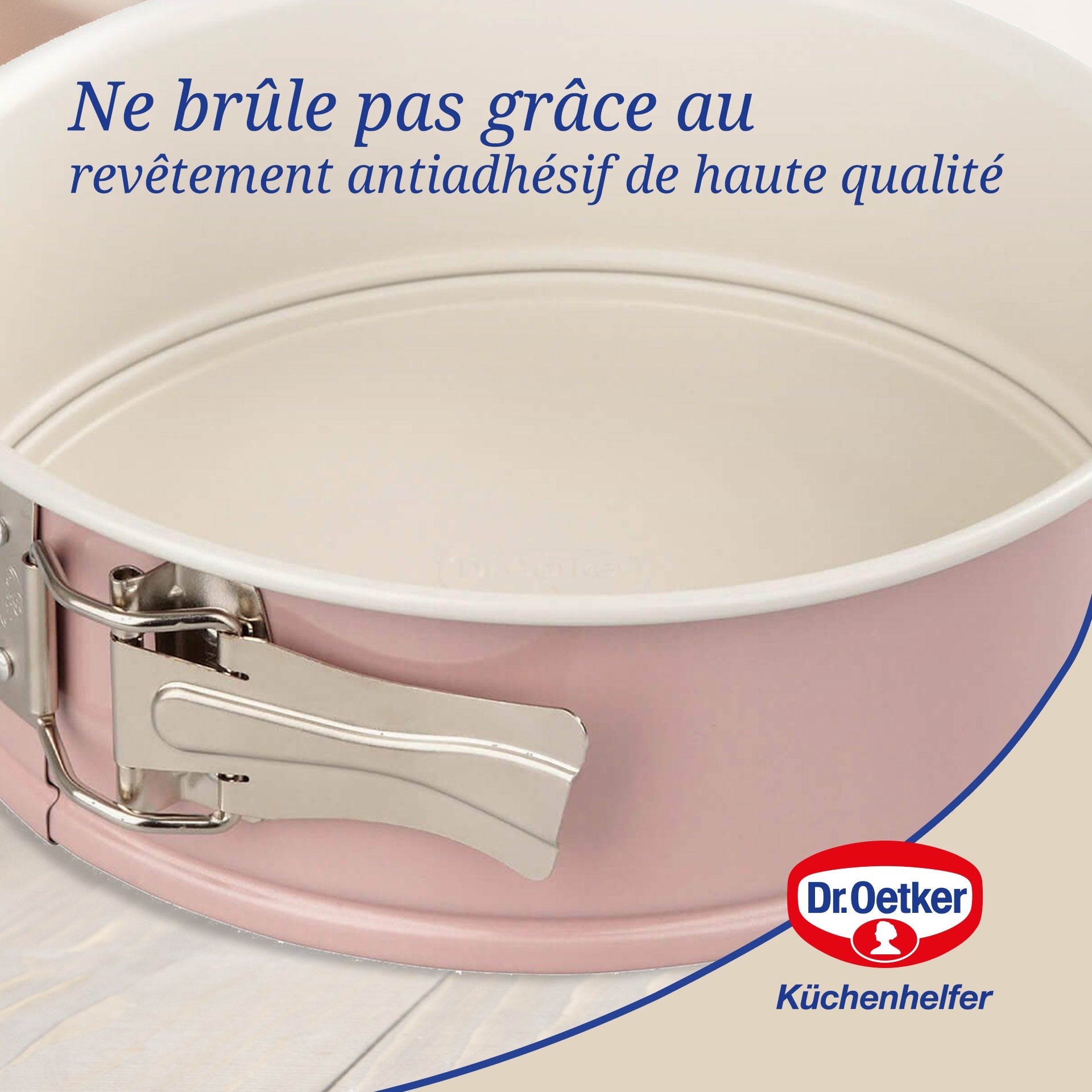 Dr Oetker - Moule À Manqué À Charnière 20 Cm Dr. Oetker Rétro - Rose