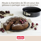 Zenker - Moule À Manqué À Charnière 30 Cm Zenker Black Metallic - Noir