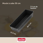 Zenker - Moule À Cake 30,5 Cm Zenker Black Metallic - Noir