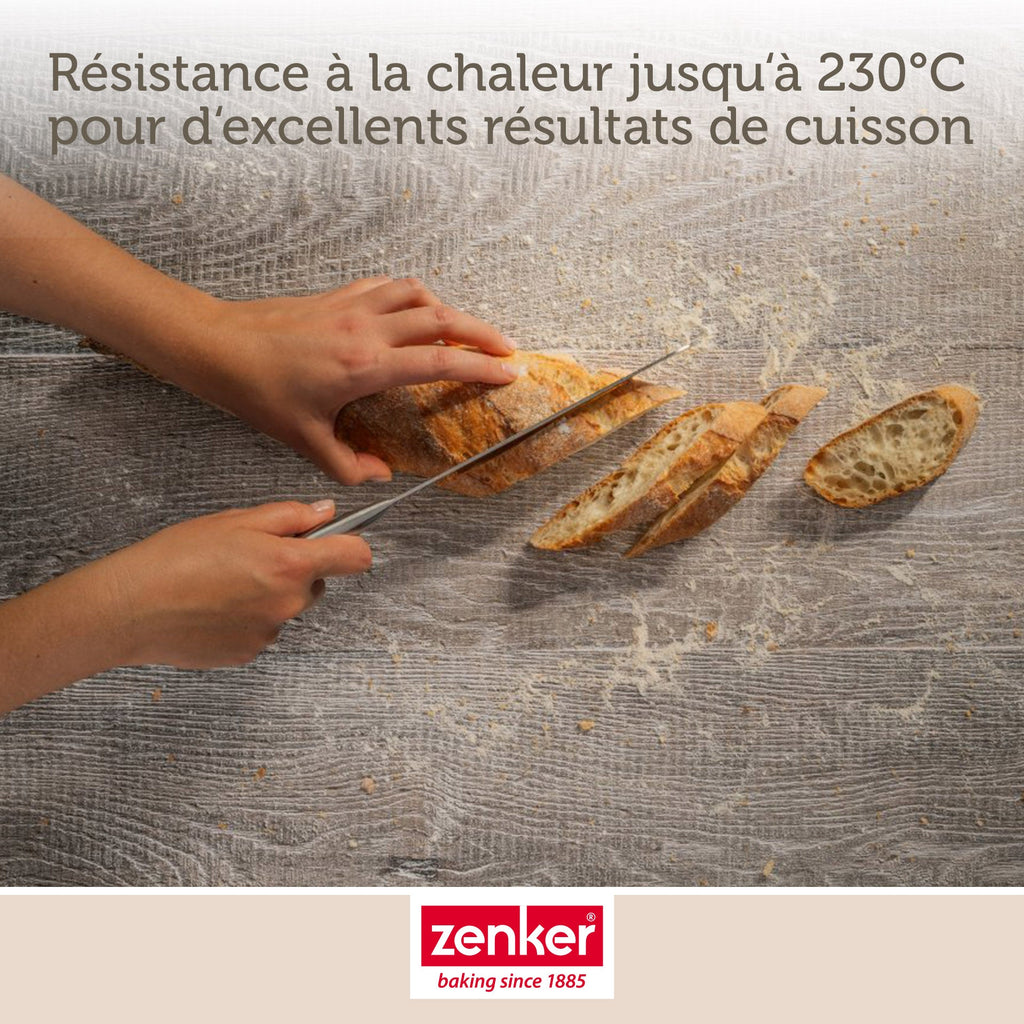 Zenker - Moule À Pain Perforé 4 Mini Baguettes 33 X 22 Cm Zenker Mojave Gold - Or