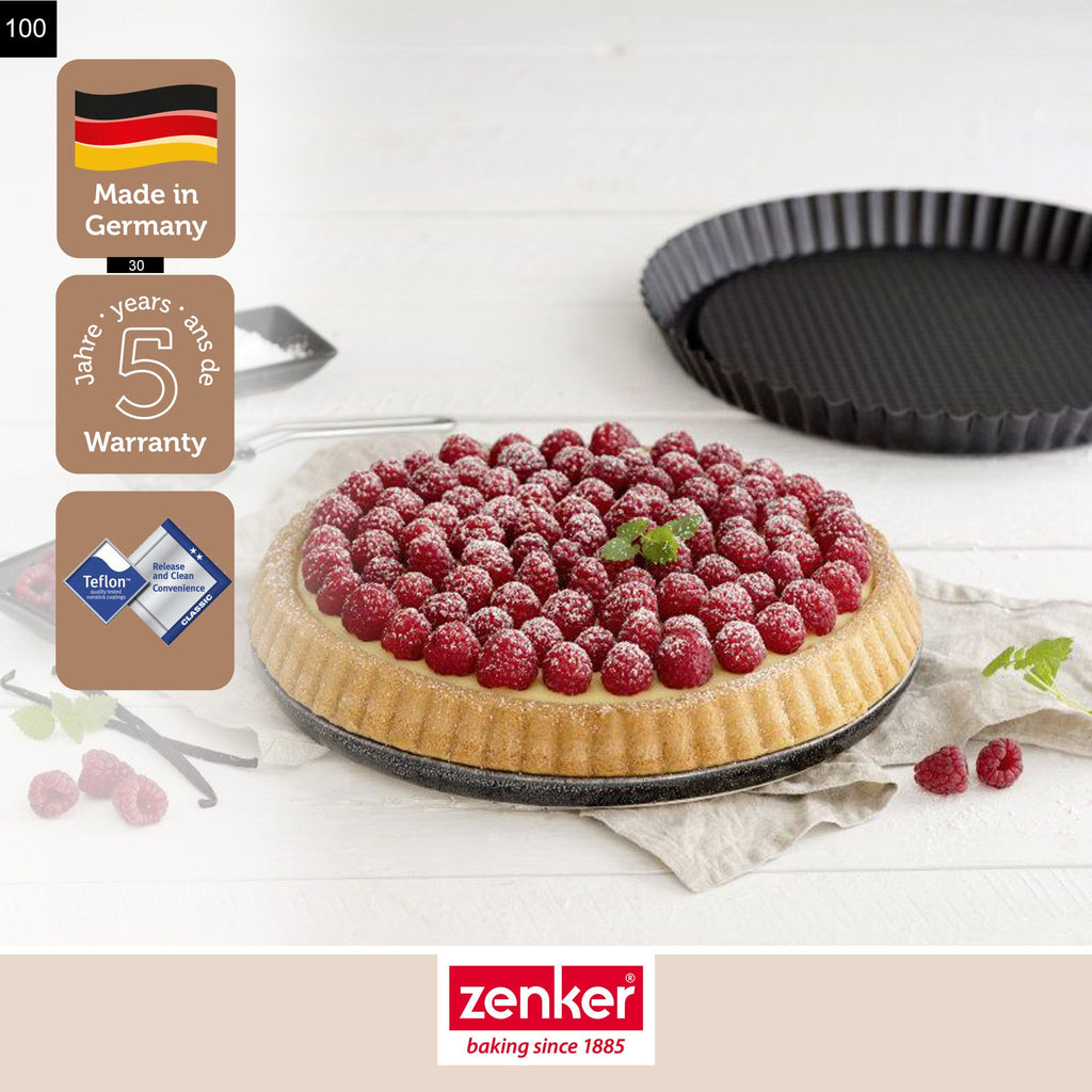 Zenker - Lot De 2 Plats À Tartes Renversées 30 Cm Zenker Black Metallic - Noir