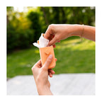étui à mouchoirs en tissu lavables orange