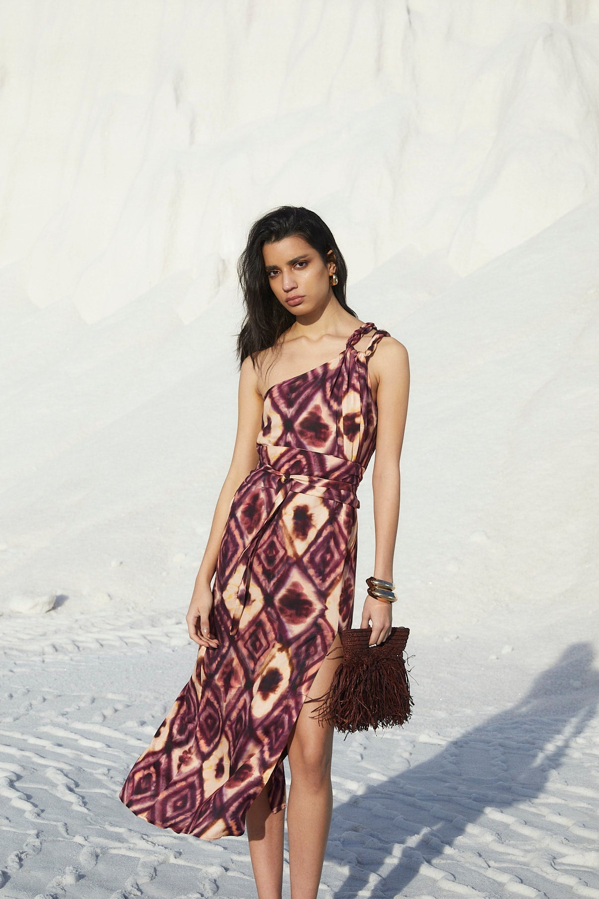 Robe Paola Tie & Dye Violet