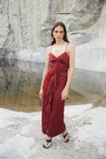 Robe Virt Satin Sienne